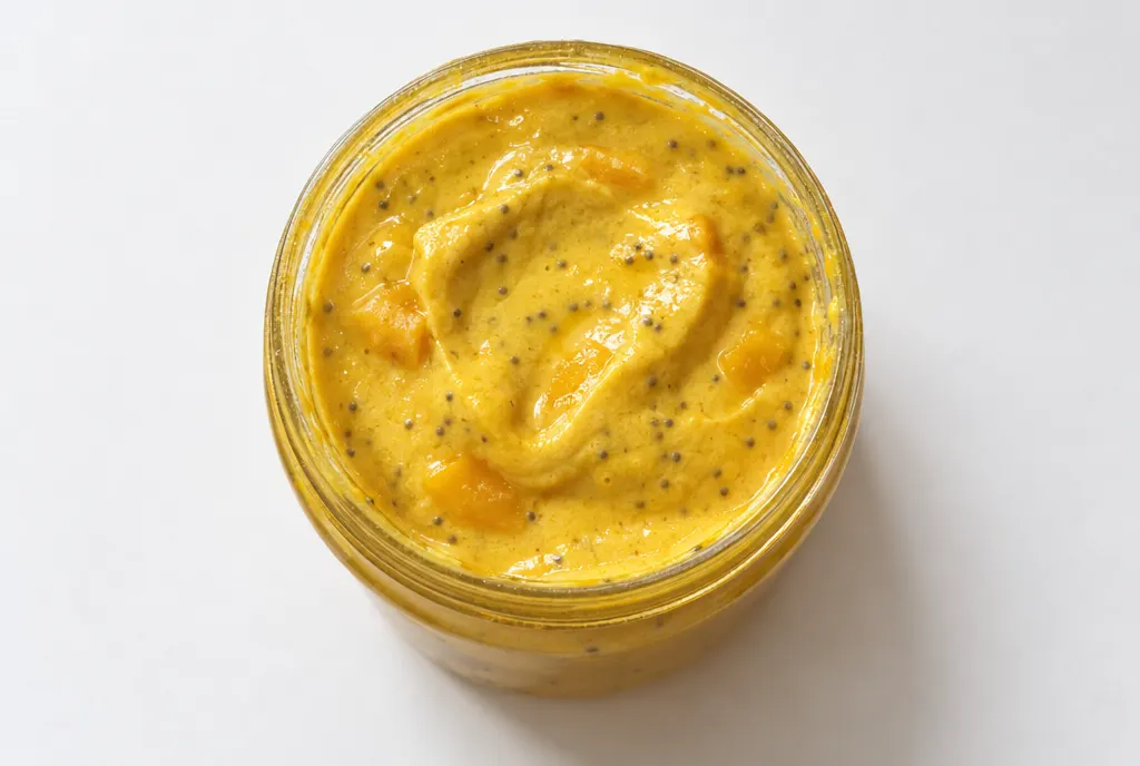 Mango Paneer Mousse