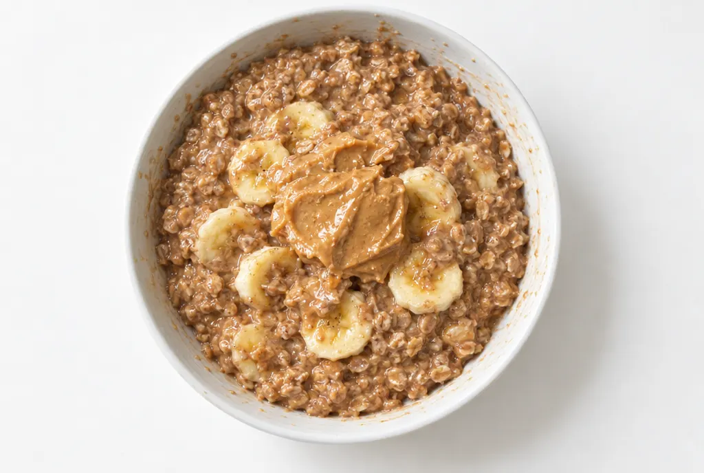 Peanut Butter Banana Protein Oats