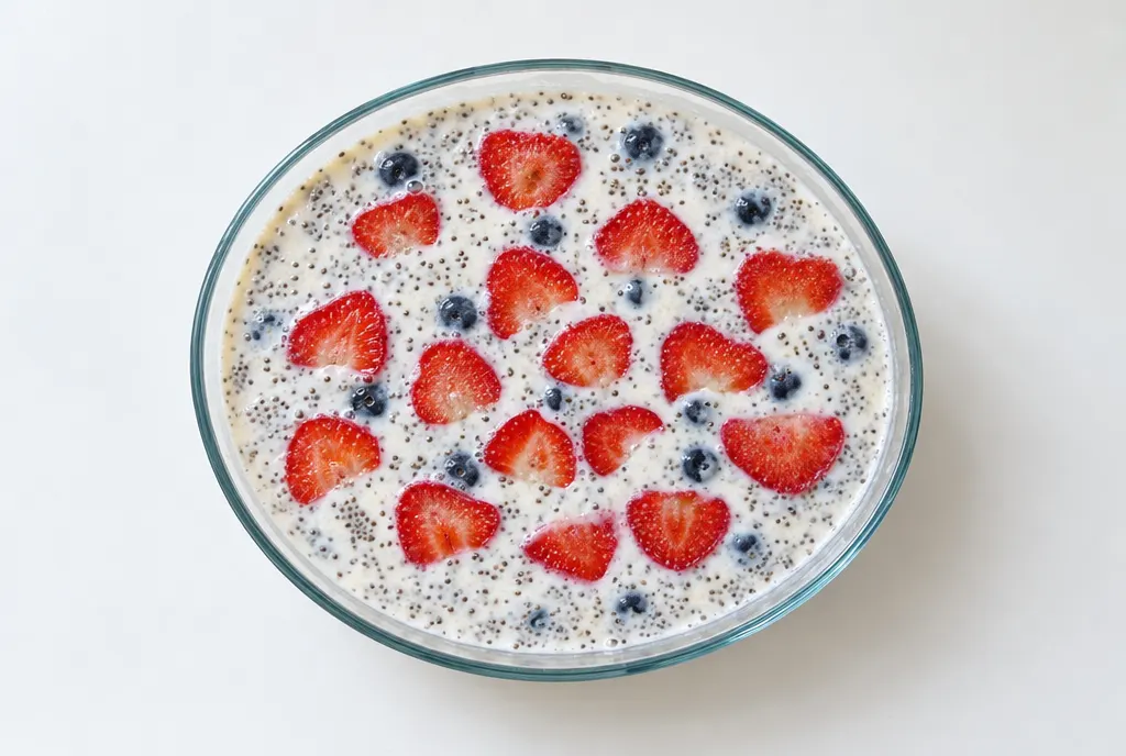 Berry Chia Milk Jelly