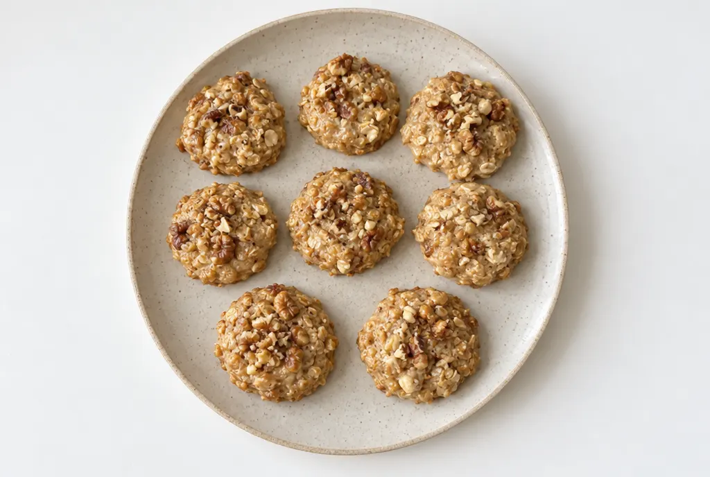 Banana Oat Protein Cookies