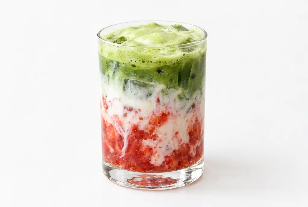Strawberry Matcha Latte