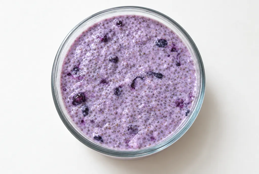 Blueberry Chia Seed Pudding