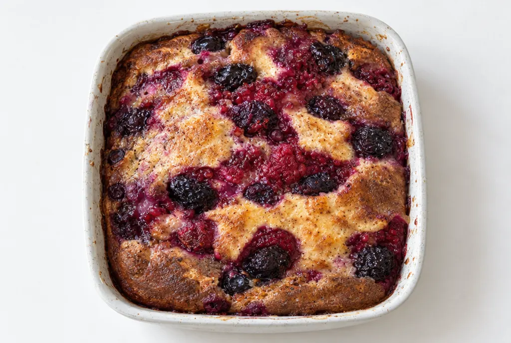 Baked Berry Protein Pancake