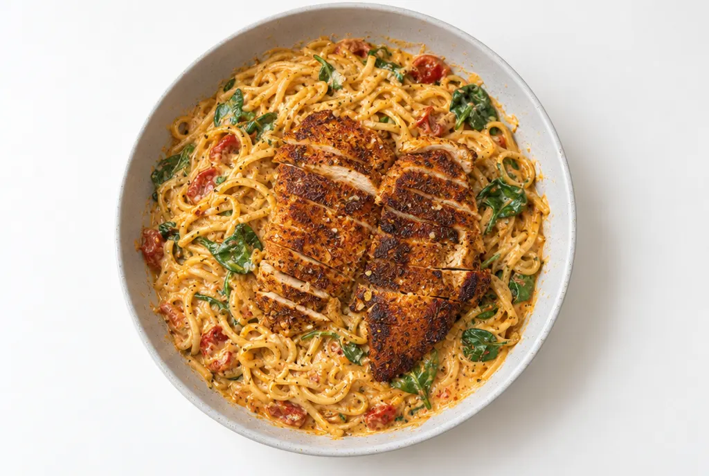 High-Protein Marry Me Chicken Pasta