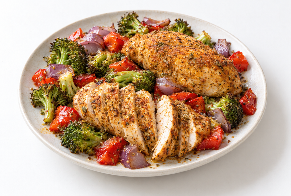 Sheet Pan Chicken and Veggies