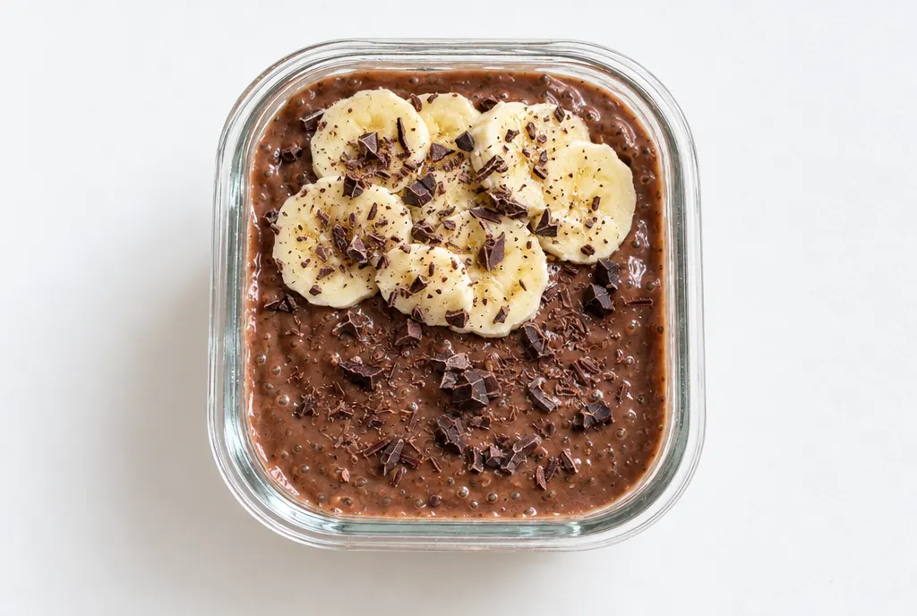 Chocolate Peanut Butter Chia Pudding