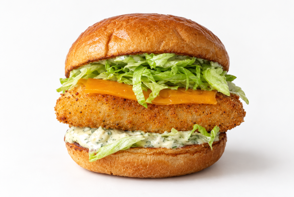 Crispy Air Fryer Fish Sandwich