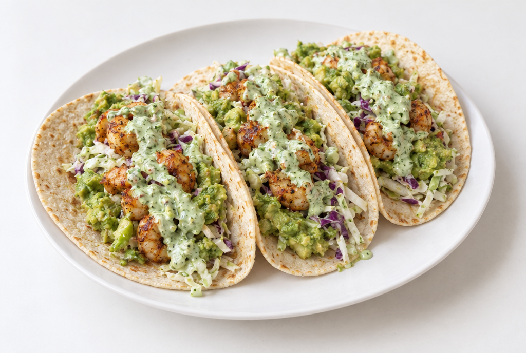 Low-Calorie Shrimp Tacos