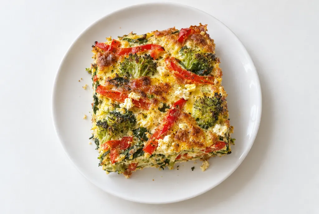 High-Protein Veggie Egg Bake