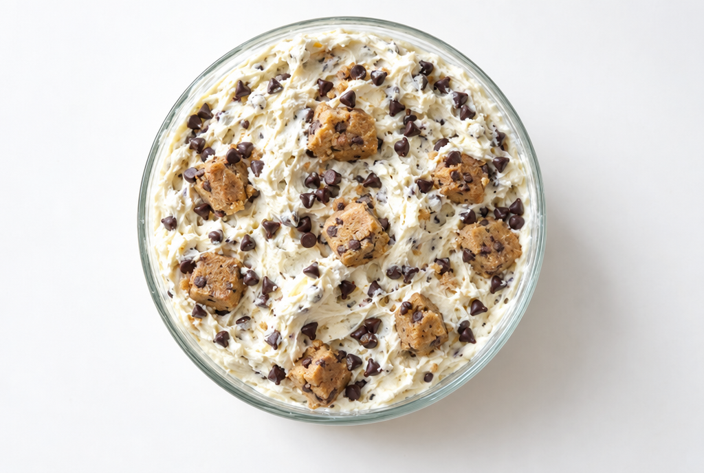 No-Bake Cookie Dough Cheesecake