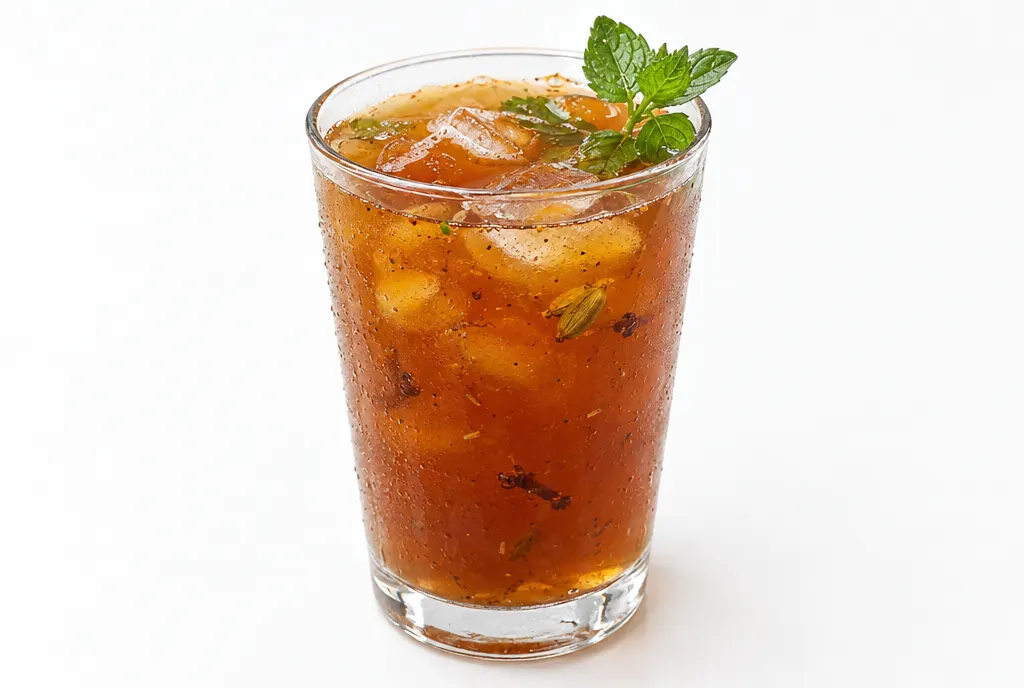 Spiced Iced Green Tea