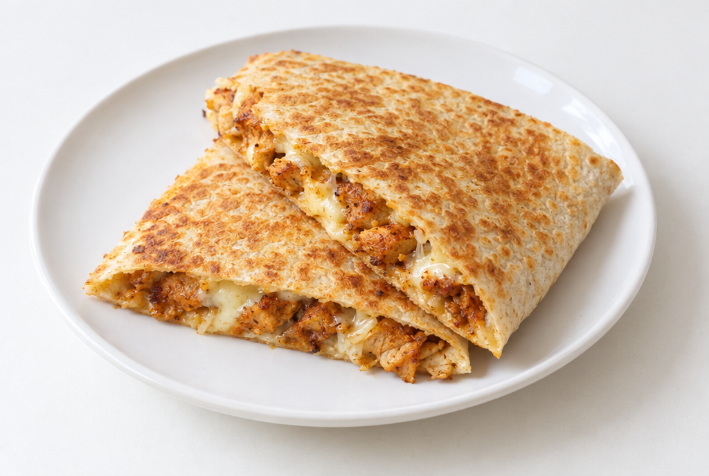 High-Protein Chicken Quesadilla