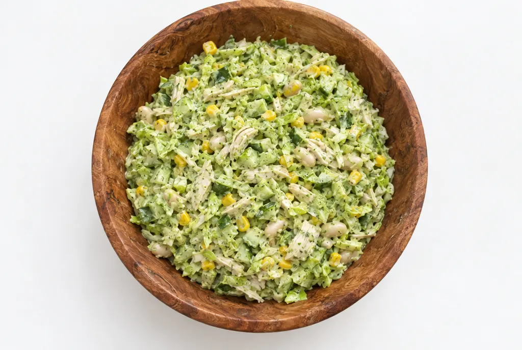 Green Goddess Chicken Bean Salad