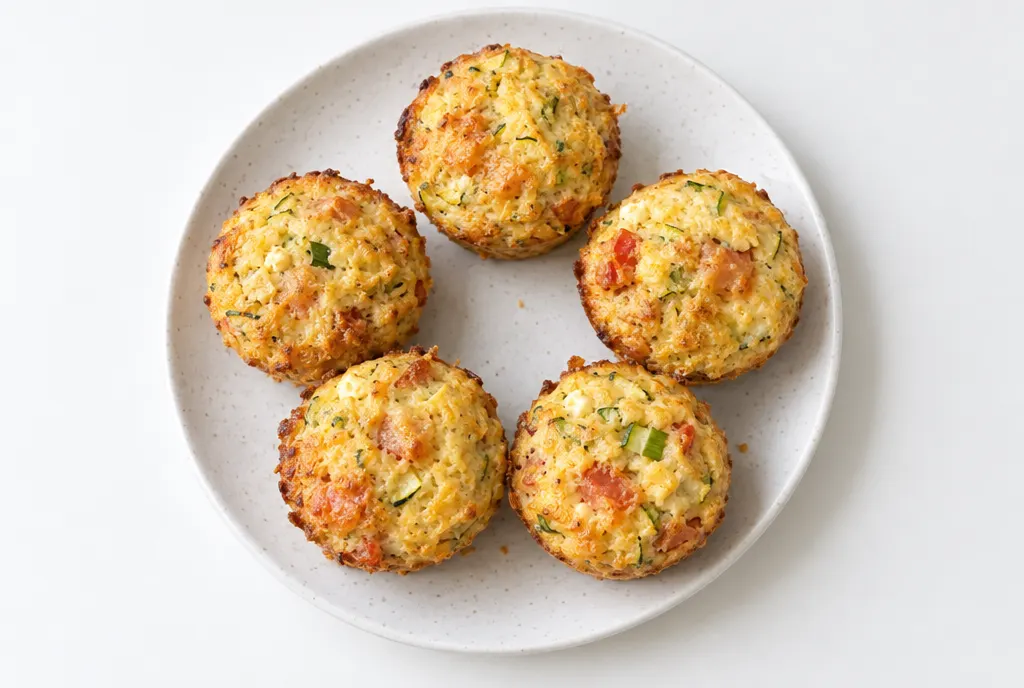 Savoury Cheese and Veggie Muffins