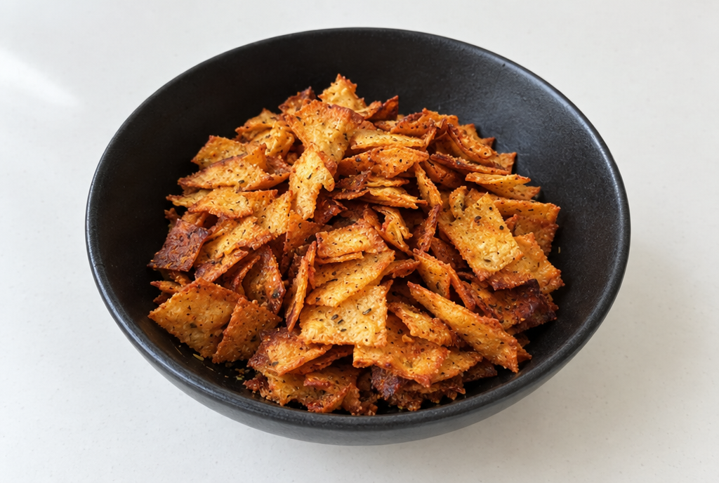 Crispy Red Lentil Chips