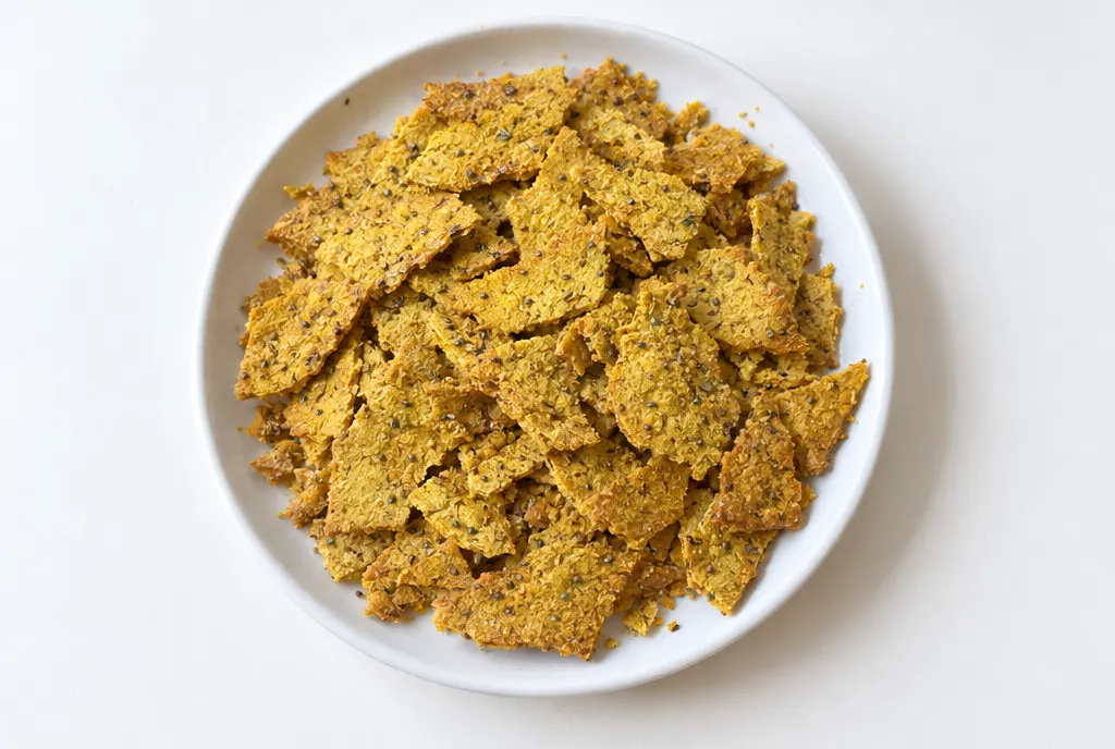 Crispy Chickpea Crackers