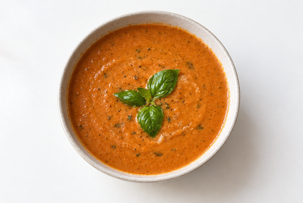 Roasted Tomato Basil Soup