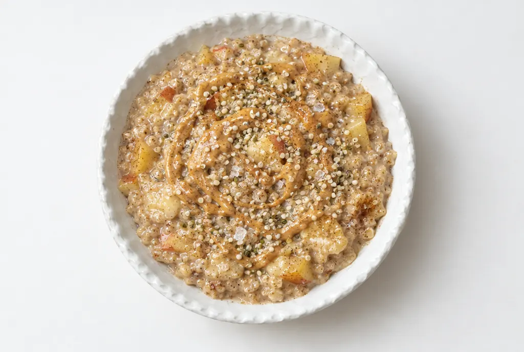 Creamy Apple Cinnamon Protein Oats