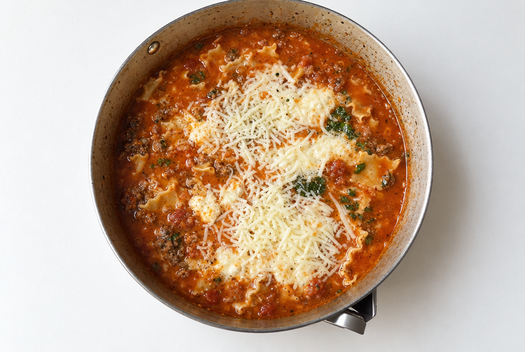 High-Protein Lasagna Soup