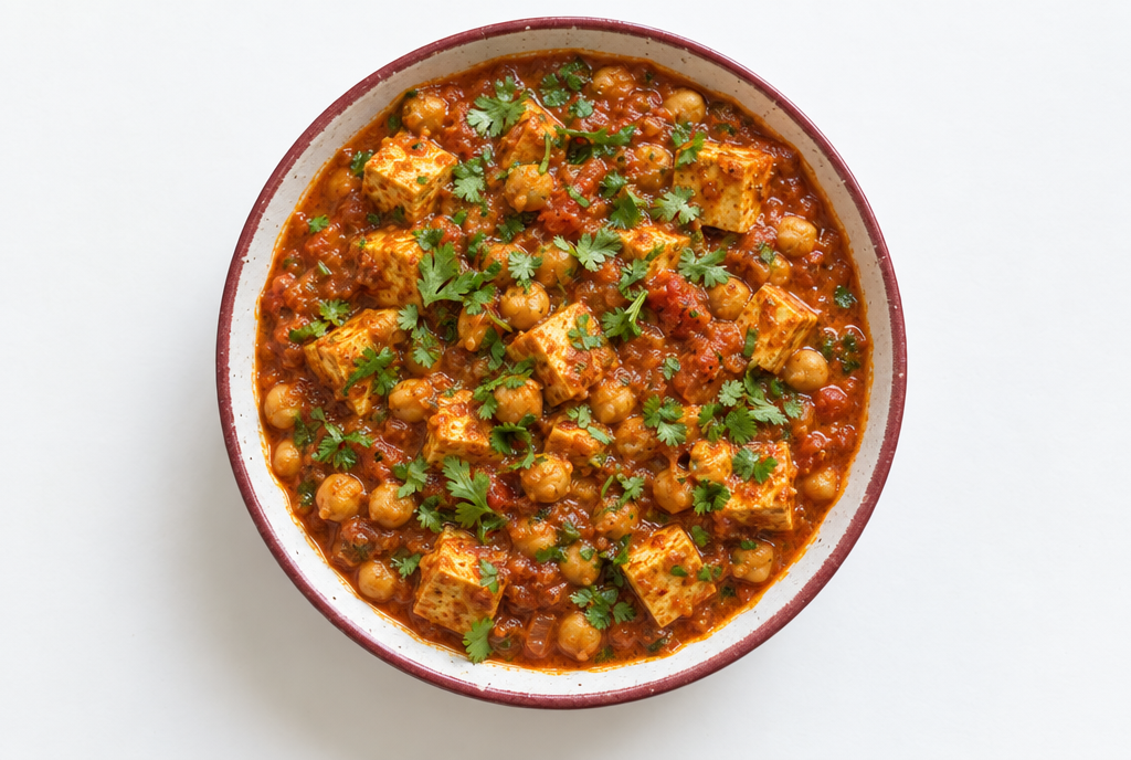 Tofu and Chickpea Curry