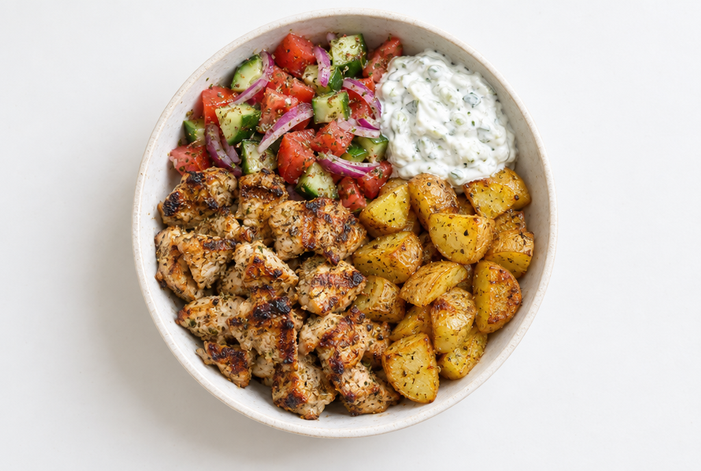 Chicken Souvlaki Bowl