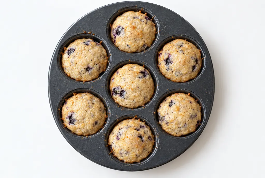 High-Protein Blueberry Muffins