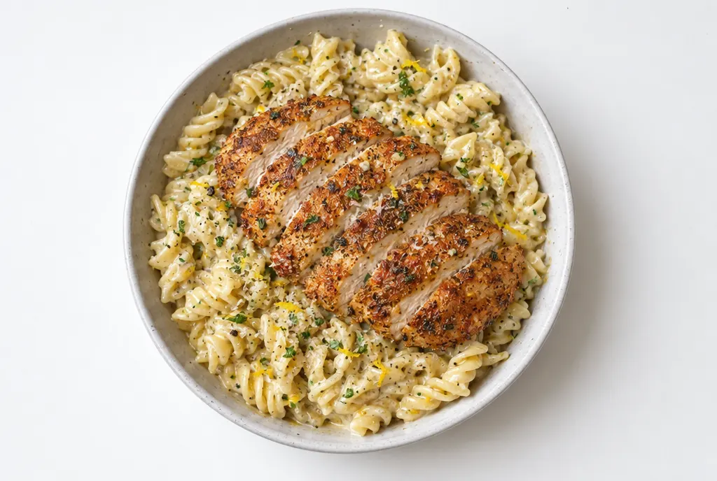 Lemon Garlic Chicken Pasta
