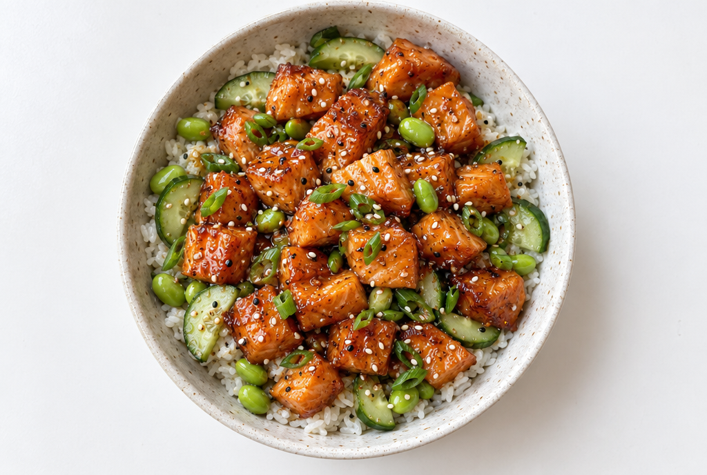 Teriyaki Salmon Bowl