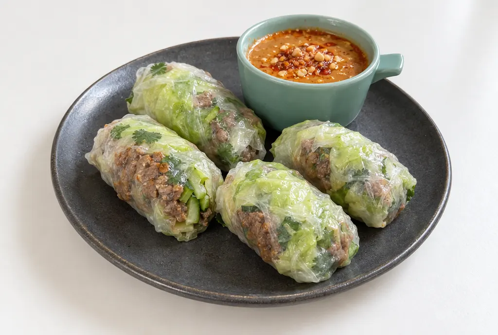 Teriyaki Beef Summer Rolls