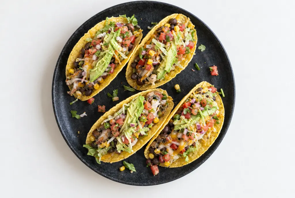 Black Bean Veggie Tacos