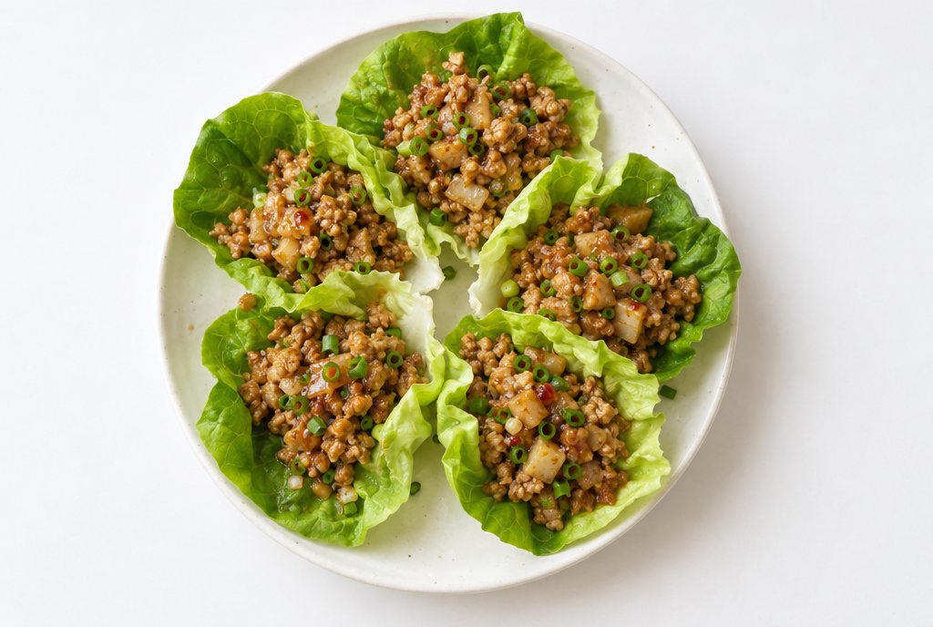 Thai Chicken Lettuce Wraps