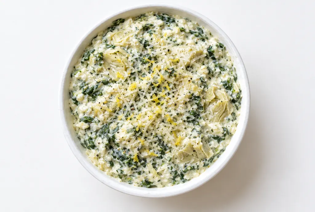 Spinach Artichoke Protein Dip