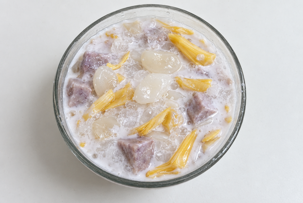 Ruam Mit (Thai Mixed Fruit in Coconut Milk)