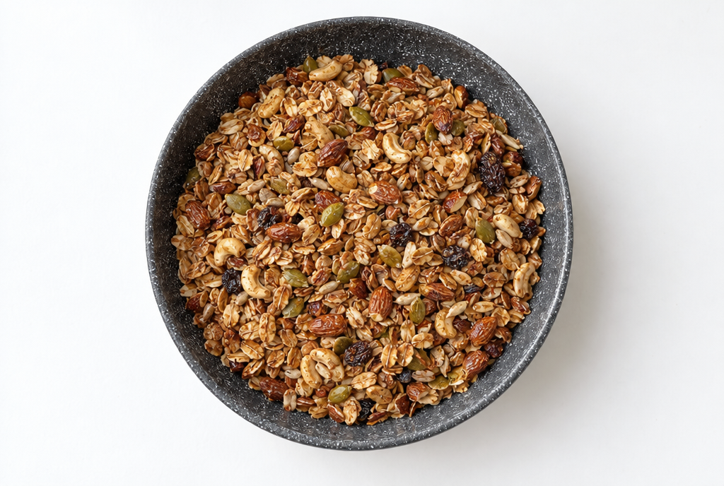 Stovetop Honey Nut Granola
