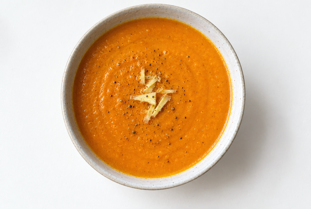 Roasted Carrot Ginger Soup