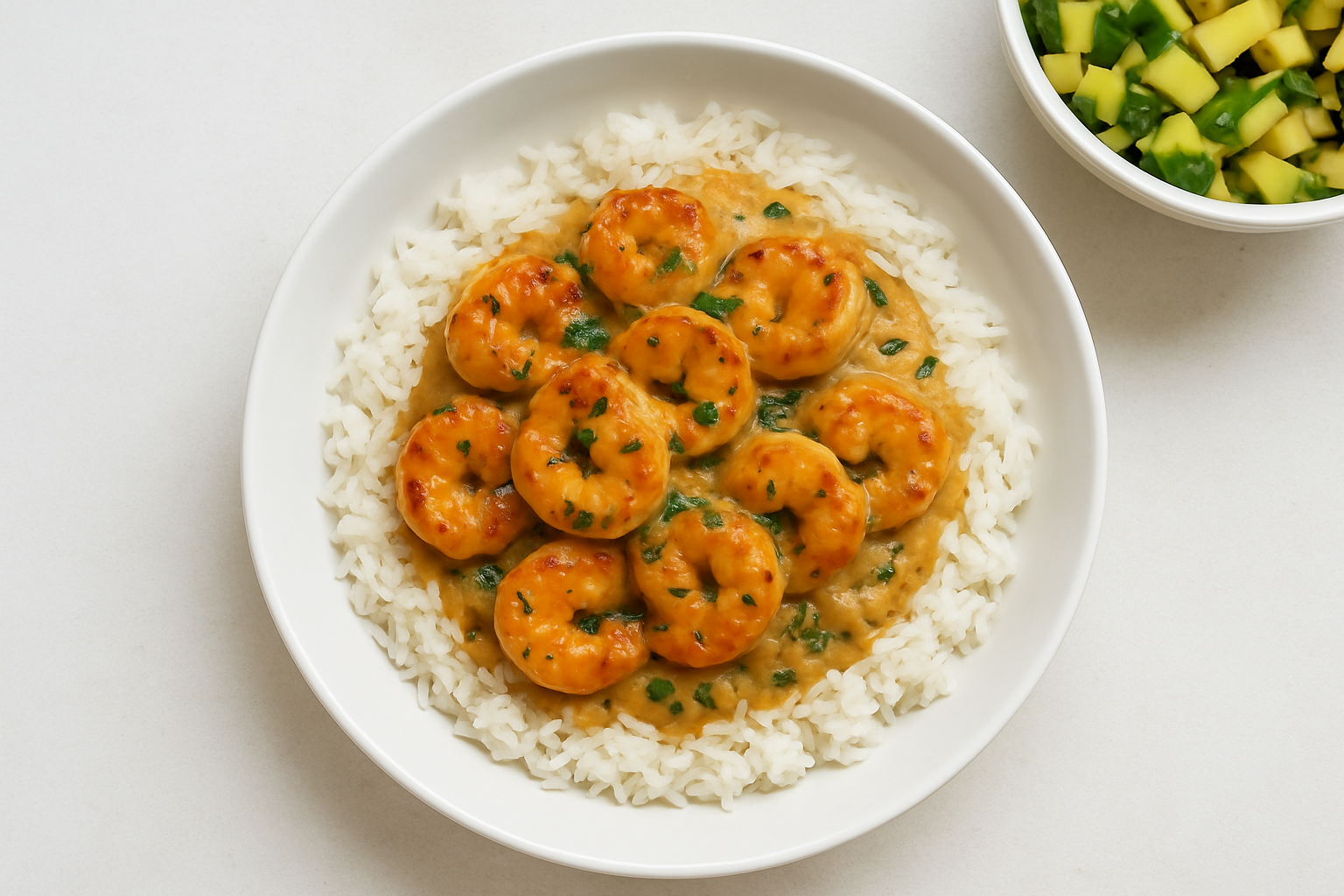 Coconut Garlic Shrimp