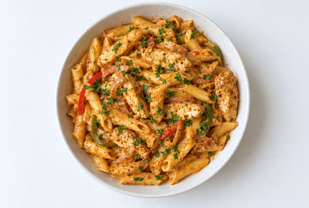 High-Protein Peri Peri Chicken Pasta