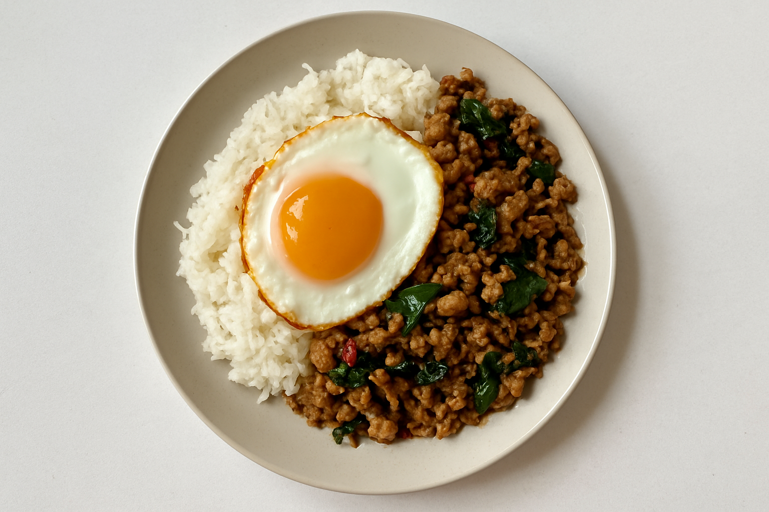 Pad Kra Pao (Thai Basil Chicken)