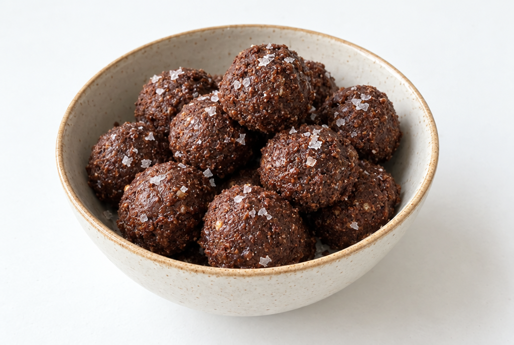 Chocolate Salted Protein Balls
