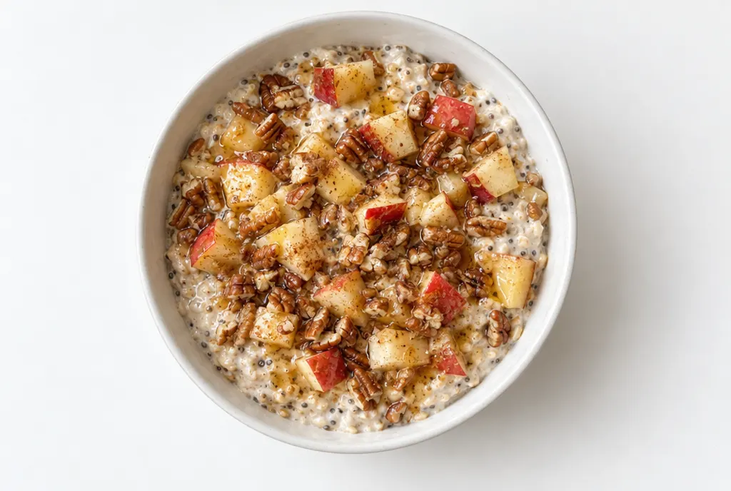 Apple Pecan Overnight Oats