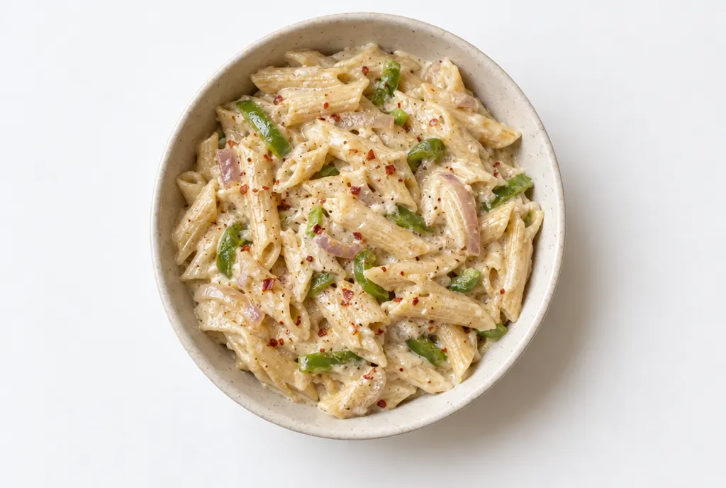Paneer White Sauce Pasta