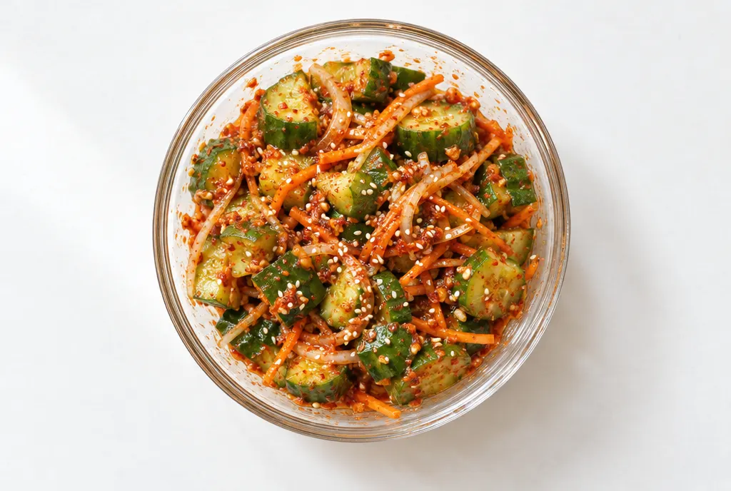 Quick Cucumber Kimchi