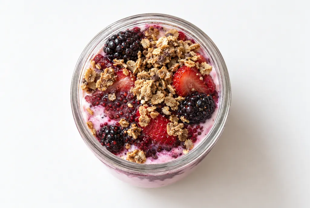 Blackberry Chia Jam Yogurt Parfait