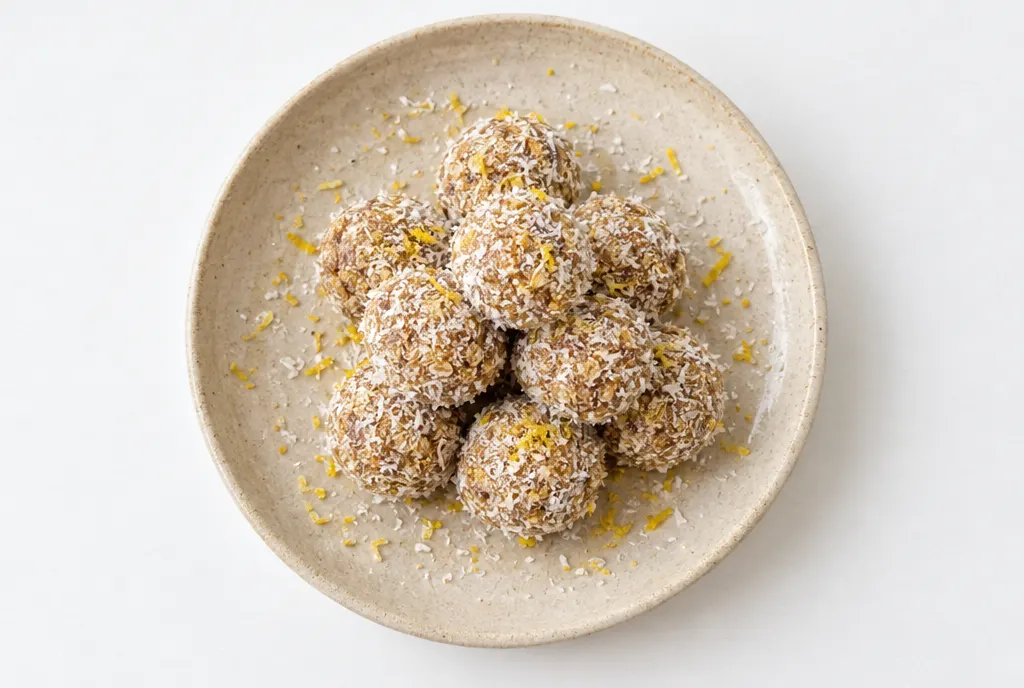 Lemon Coconut Energy Balls
