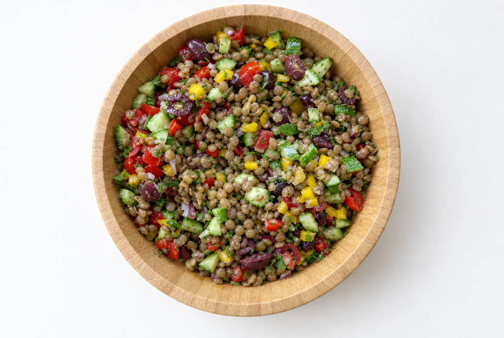 Lentil Salad with Honey Dijon Dressing