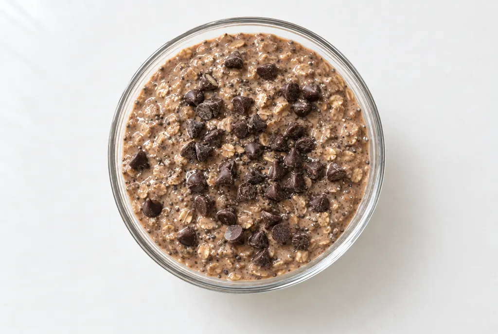 Chocolate Chip Protein Overnight Oats