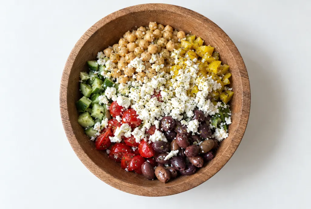 Greek Chopped Chickpea Salad