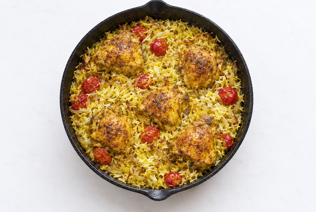 Middle Eastern Chicken and Rice