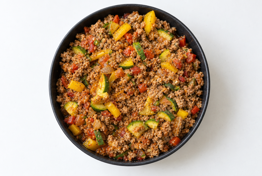 Ground Turkey Veggie Skillet