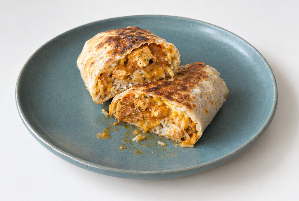 Butter Tofu Burrito